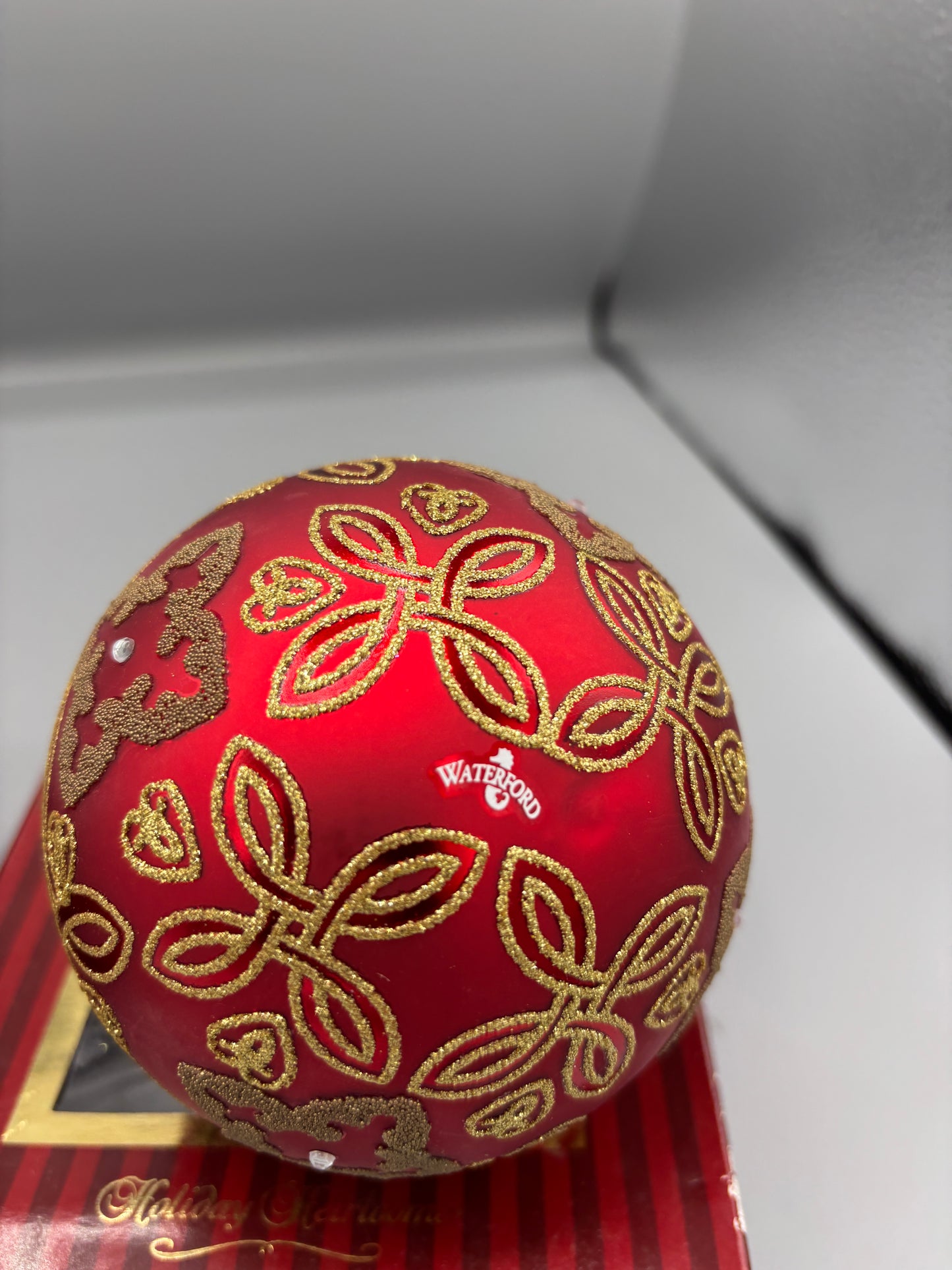 Waterford Red Ornament