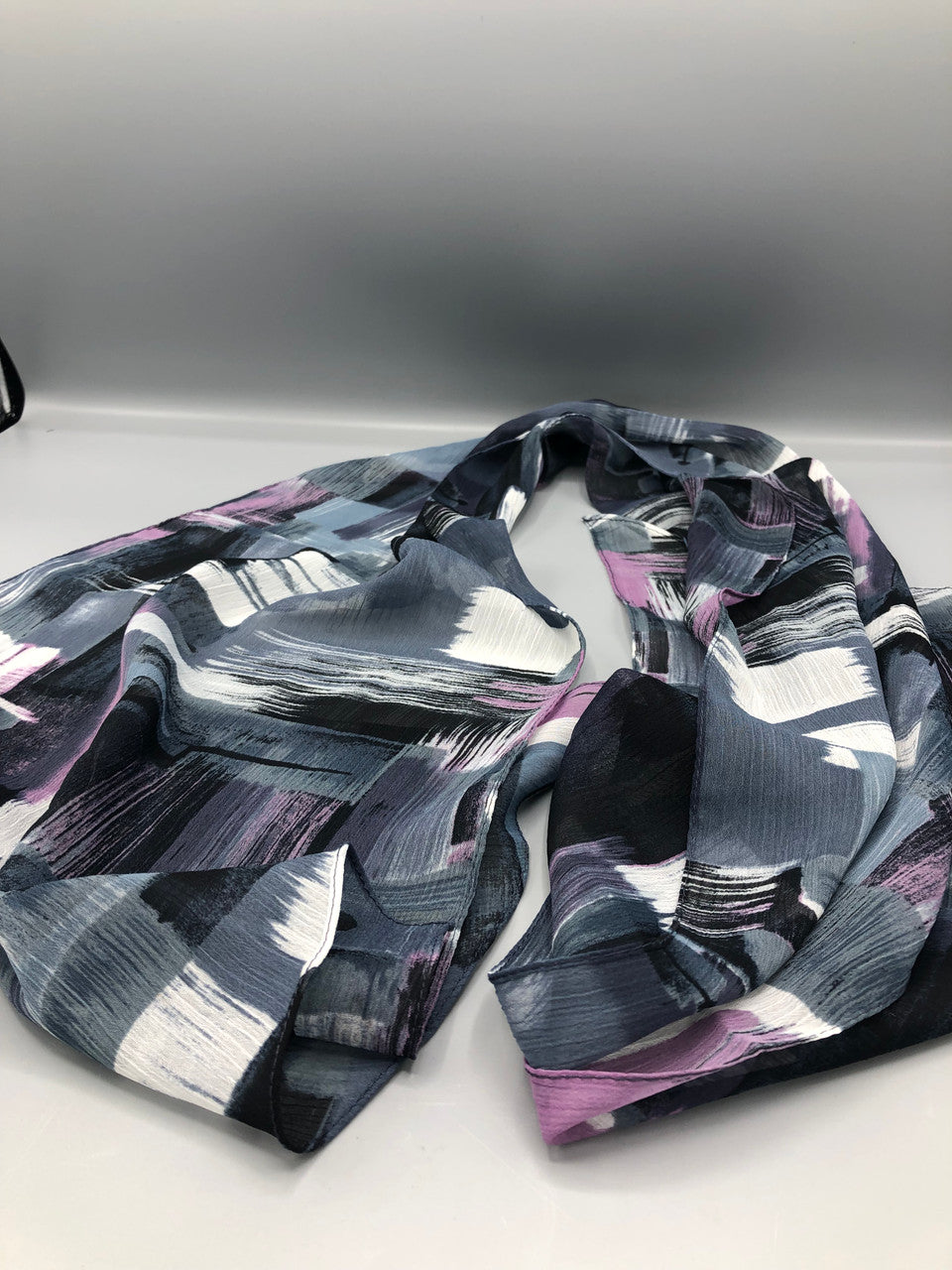 Bleach gray  purple scarf