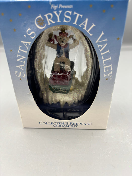 Santa Crystal Valley ornament