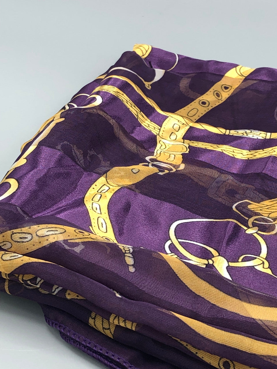 Purple & Gold scarf