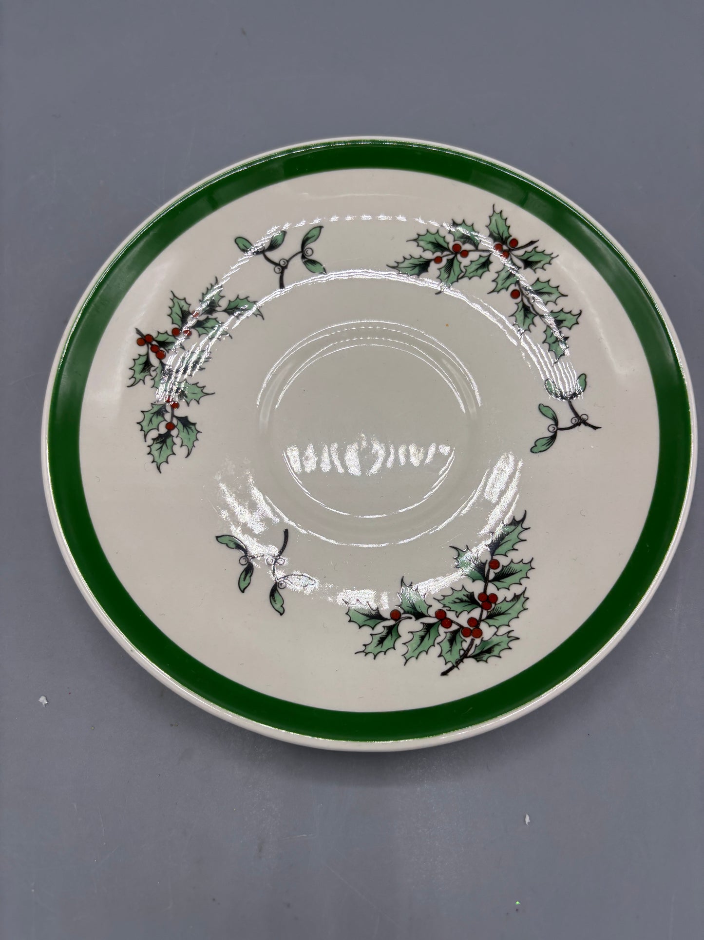 Spode Christmas tree saucer