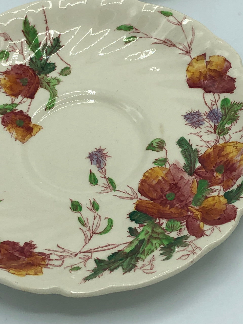 Royal Doulton Sherbourne 4 teacup plates