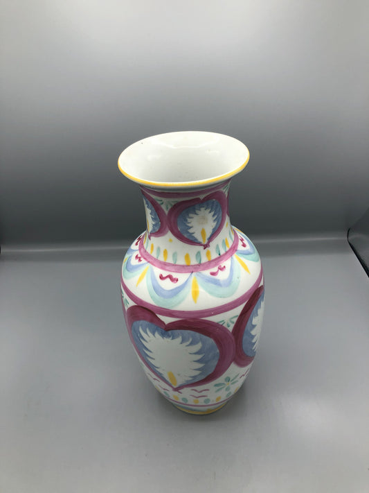 Pastel colored vase