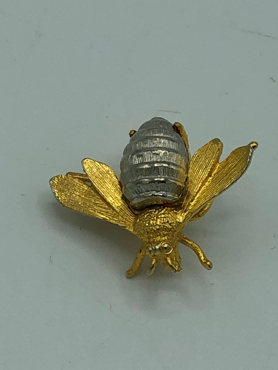 Silver & Gold tone Bee pin