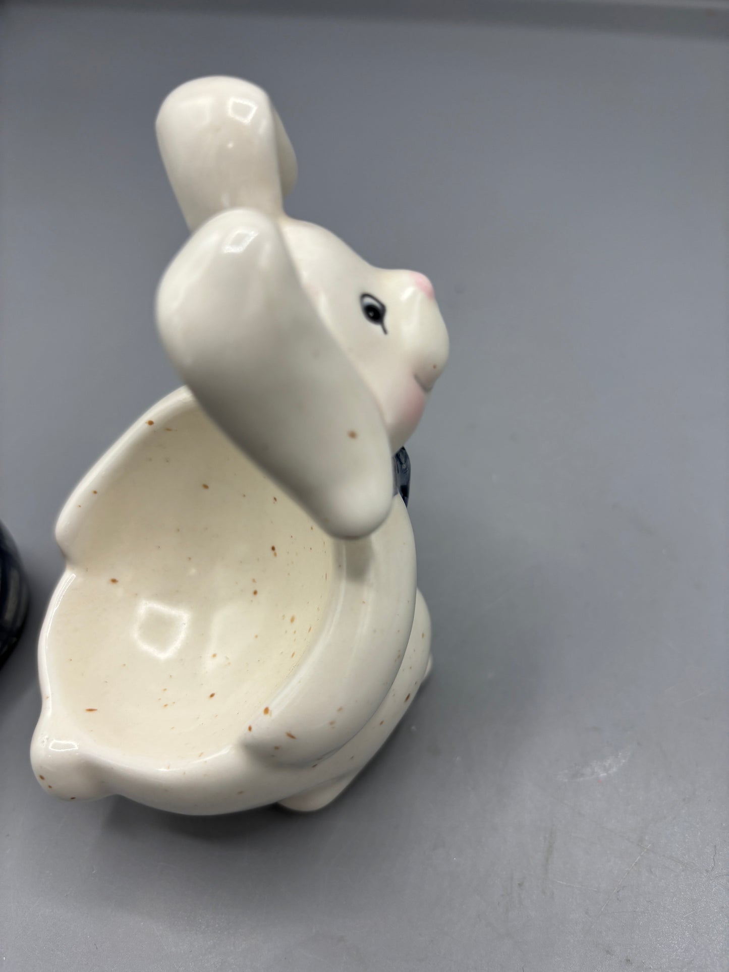 Easter Bunny with Egg Salt & Pepper