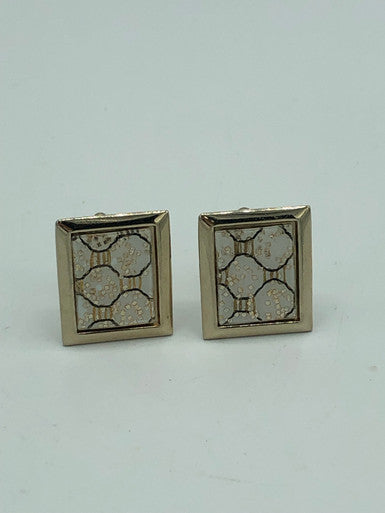 Vintage Art Deco Confetti Cuff Links