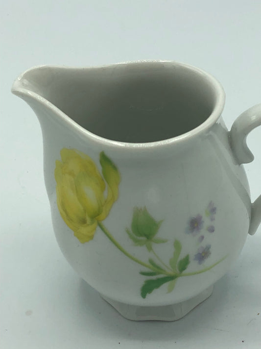 Chantilly Yellow Flower Creamer