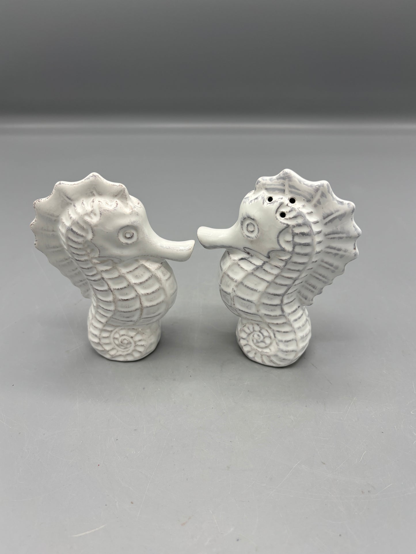 Ceramic Seahorse Salt & Pepper set