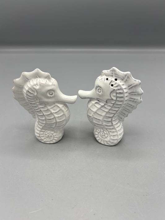 Ceramic Seahorse Salt & Pepper set