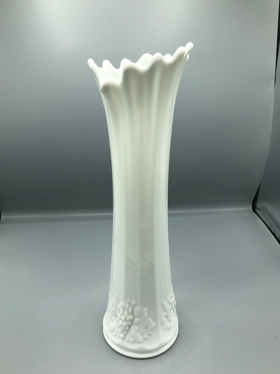 *Westmoreland milk glass grape vase