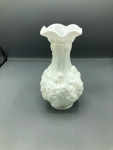 Imperial Milk Glass Loganberry Vase