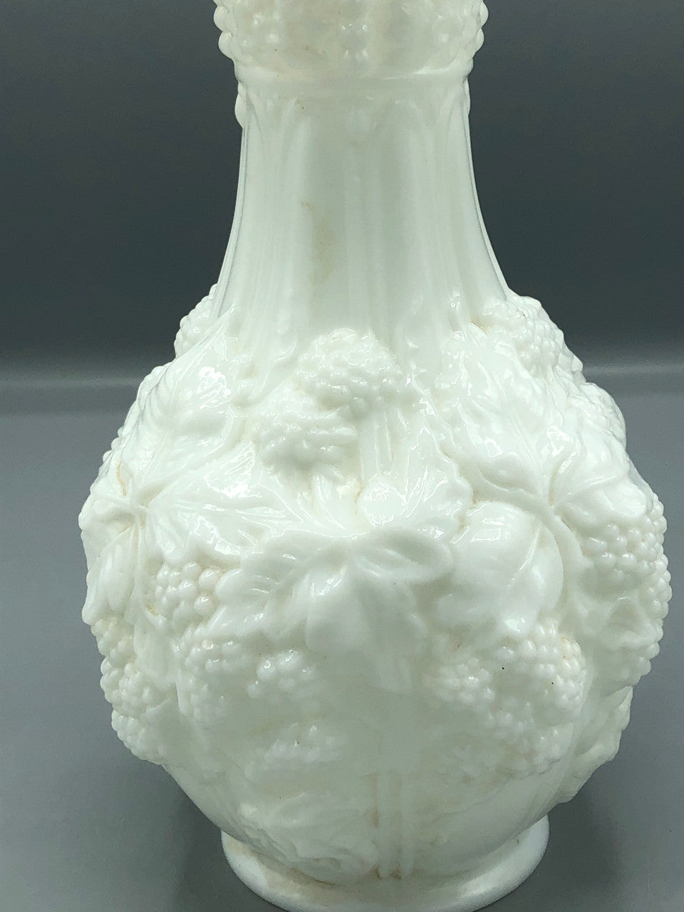 Imperial Milk Glass Loganberry Vase