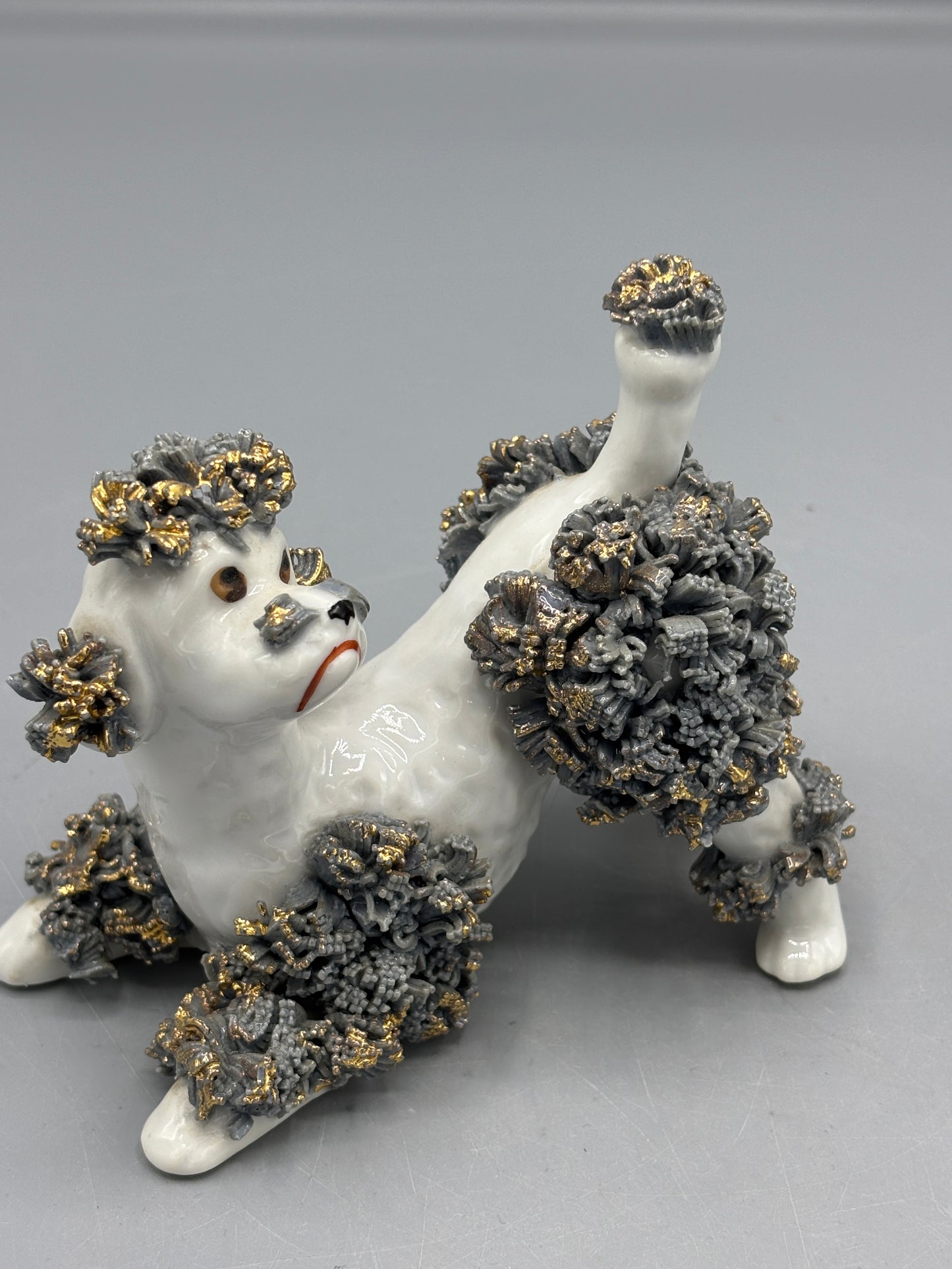 Vintage Spaghetti Poodle dog figure