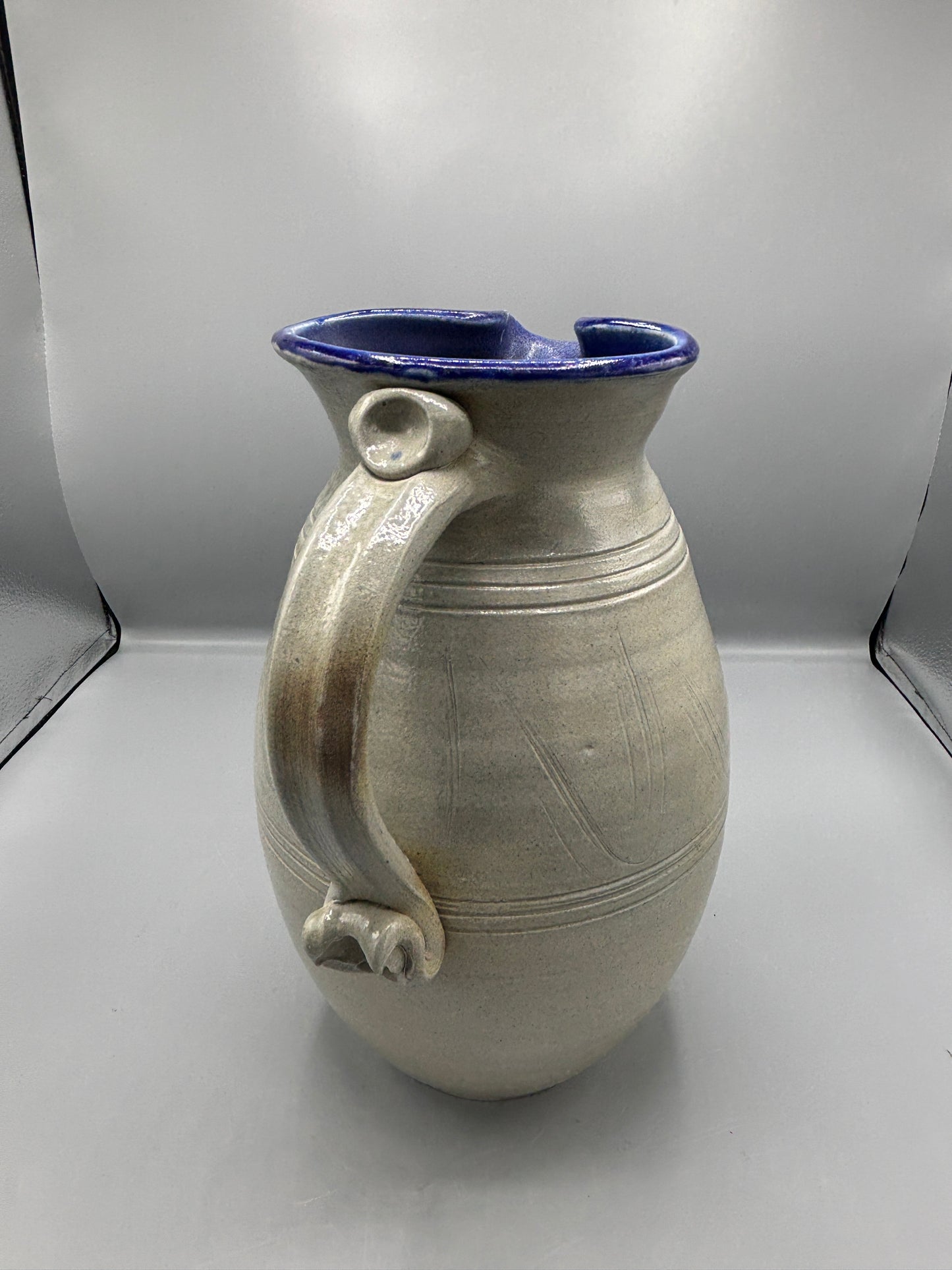 Vintage Williamsburg pottery stoneware pitcher