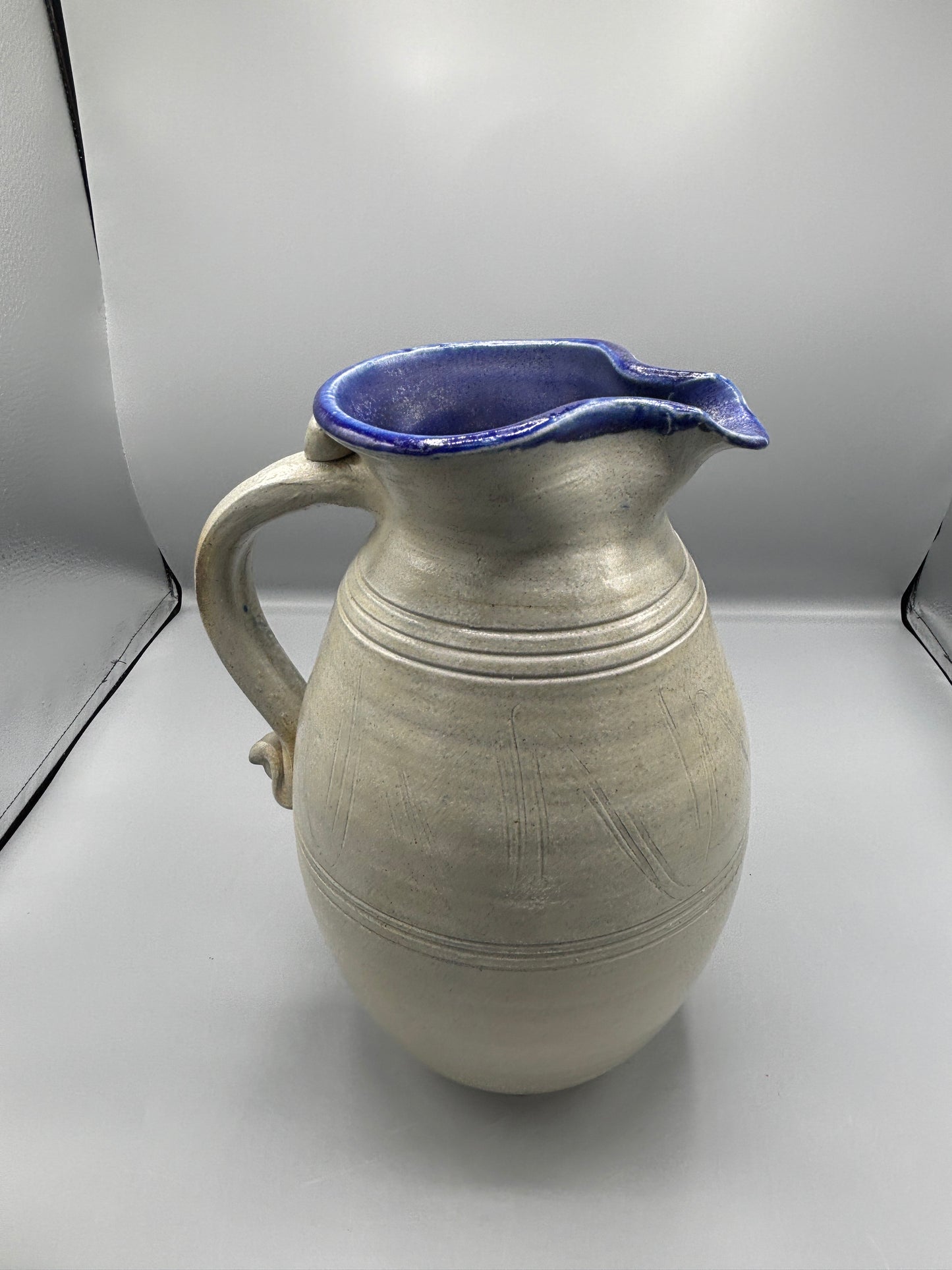 Vintage Williamsburg pottery stoneware pitcher