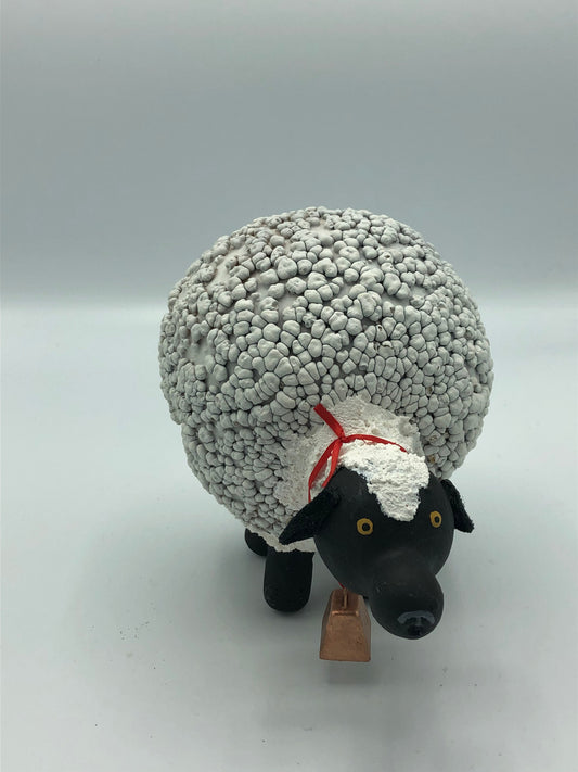 Adorable Signed Handmade Sheep