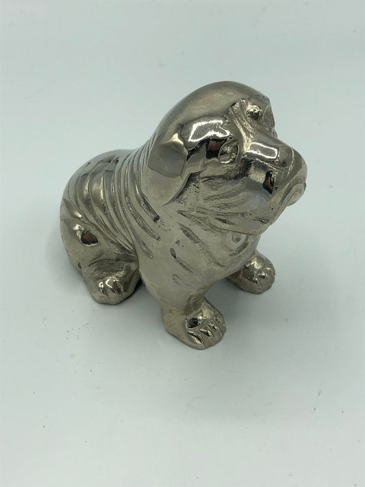 Metal Bulldog paperweight