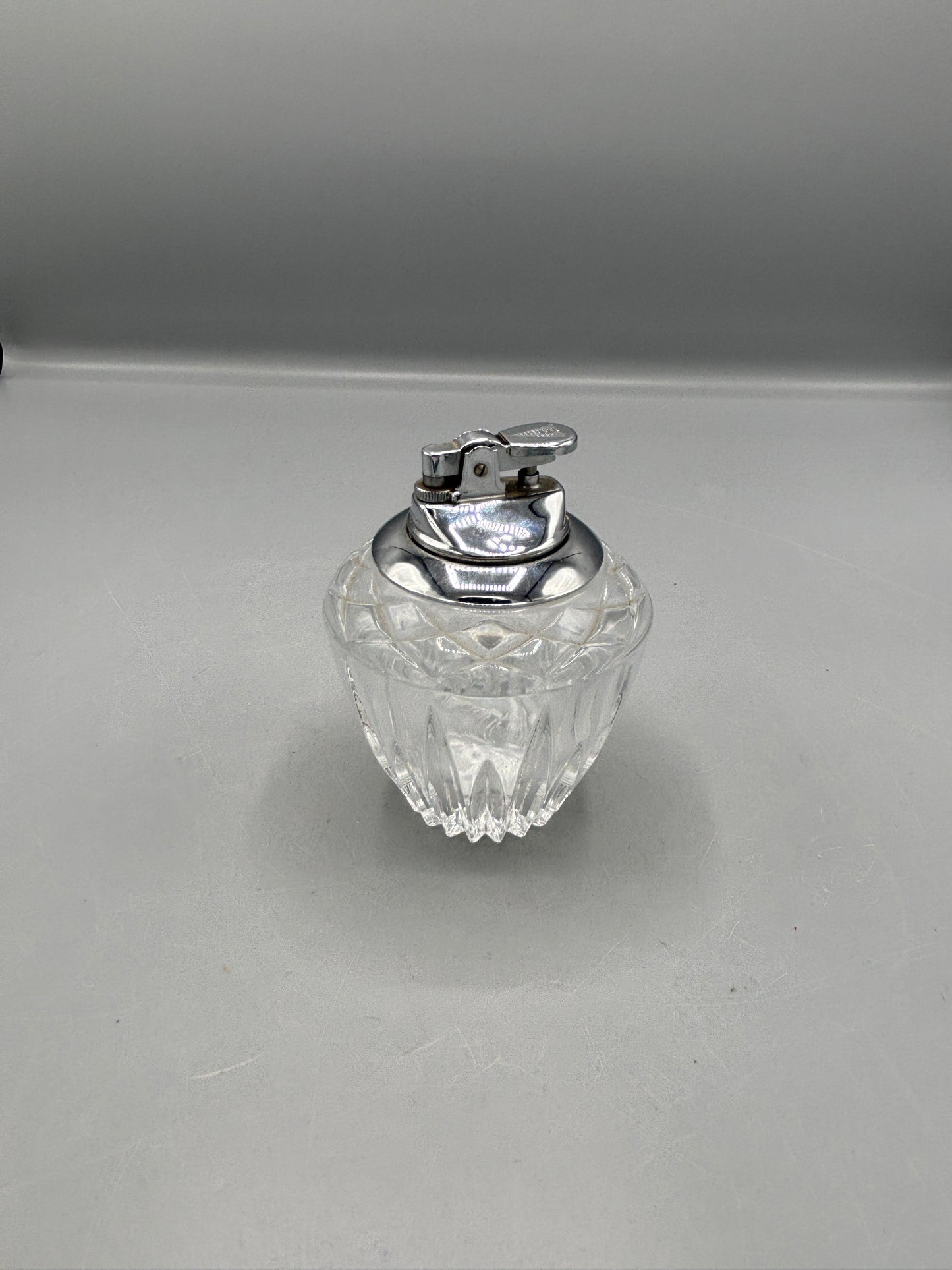 Vintage Cut Crystal table lighter