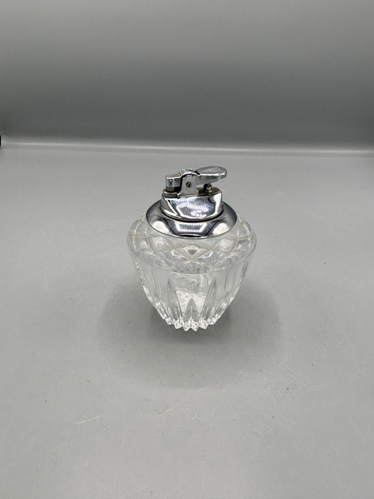 Vintage Cut Crystal table lighter