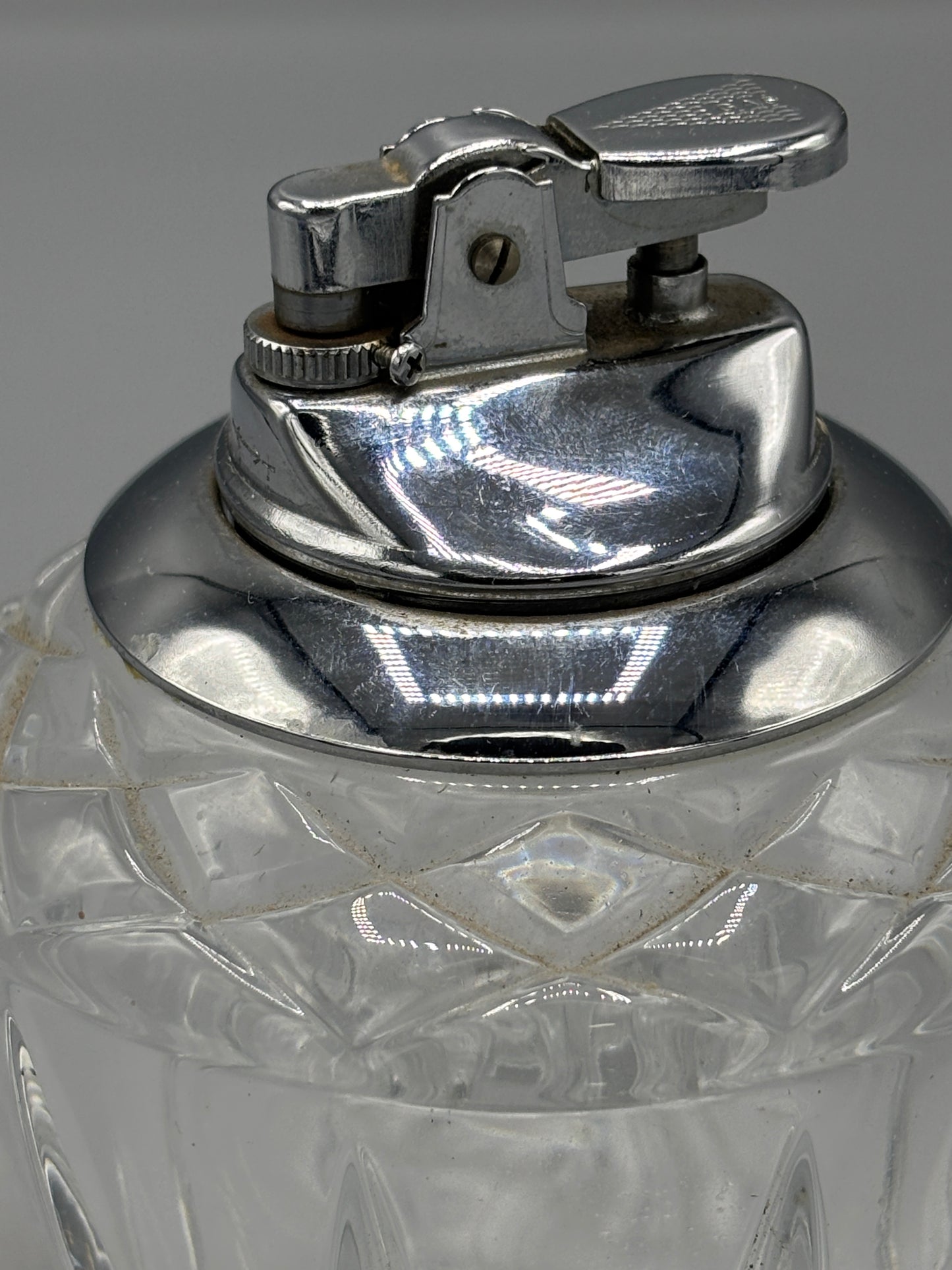 Vintage Cut Crystal table lighter