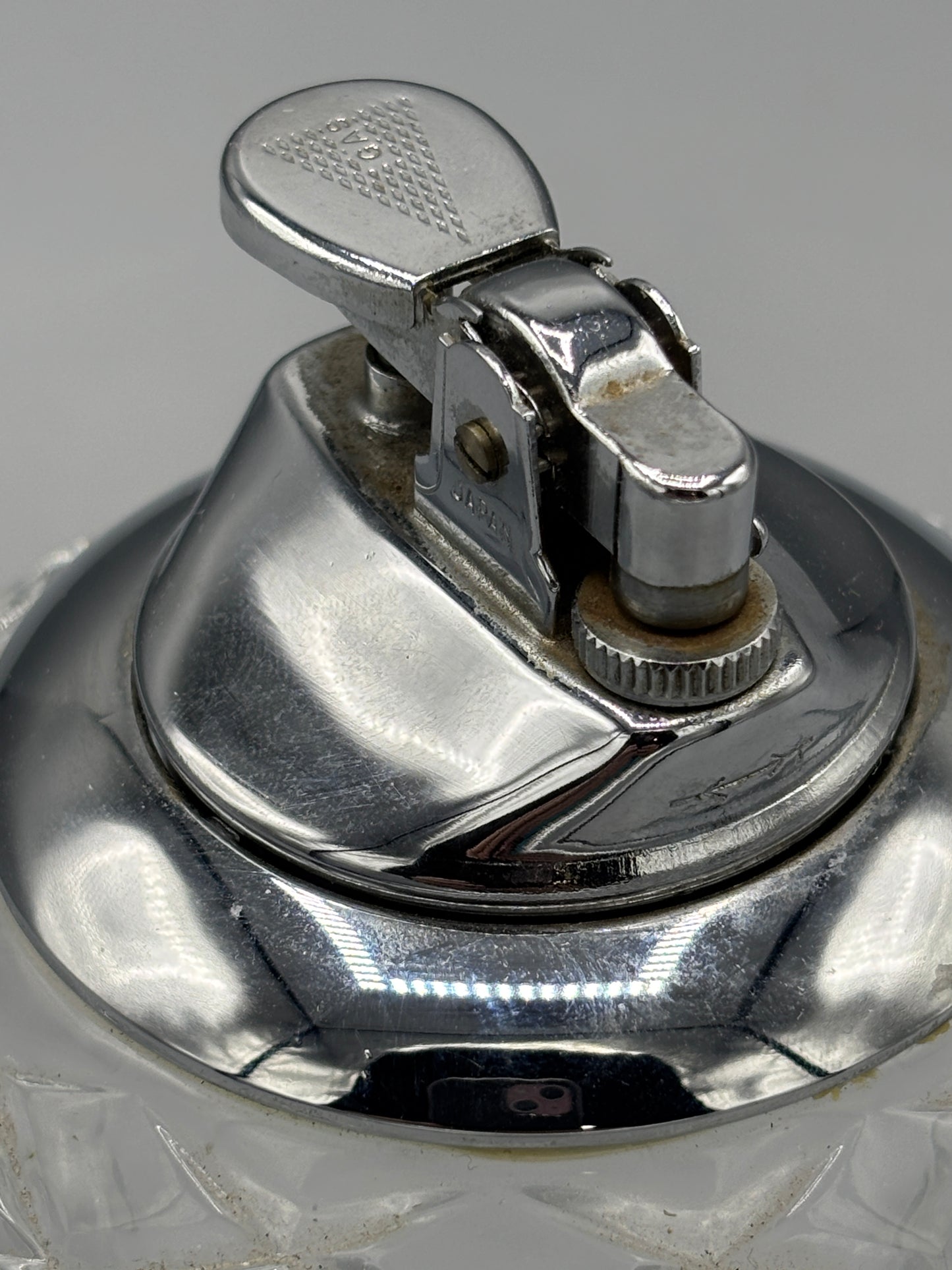Vintage Cut Crystal table lighter