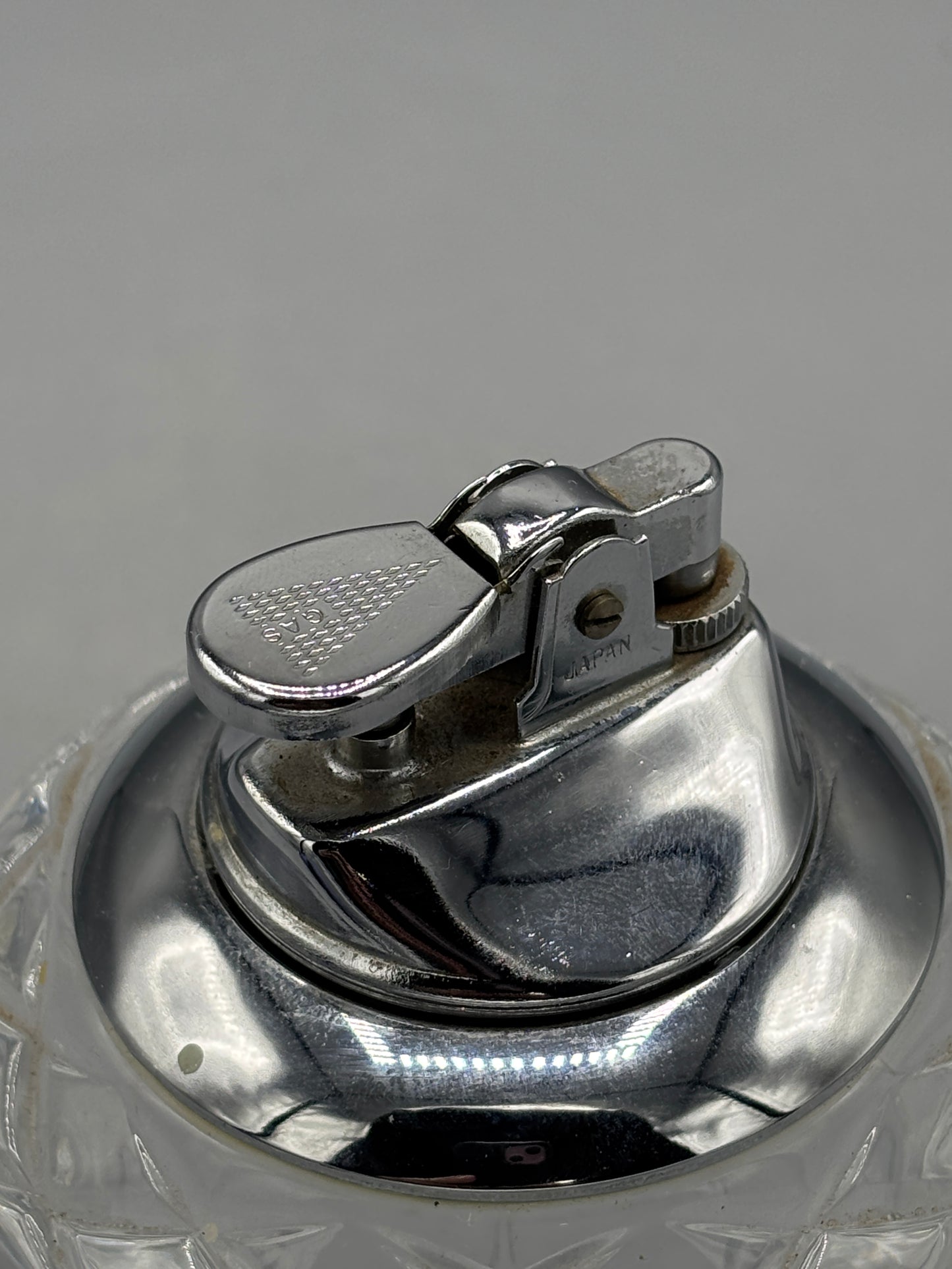 Vintage Cut Crystal table lighter