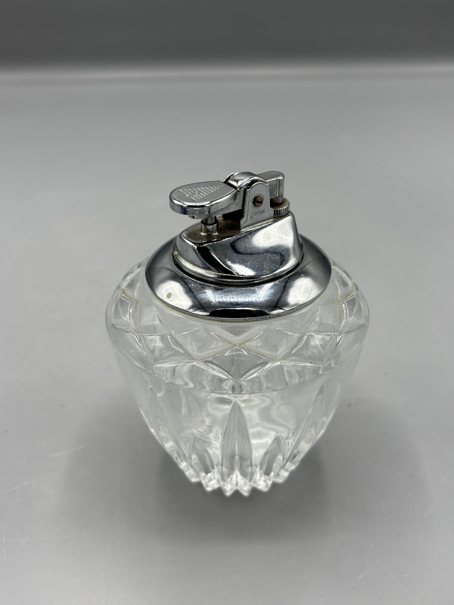 Vintage Cut Crystal table lighter