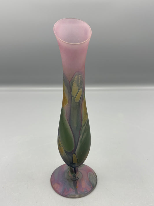 Vintage Nouveau Art Reuven hand painted vase