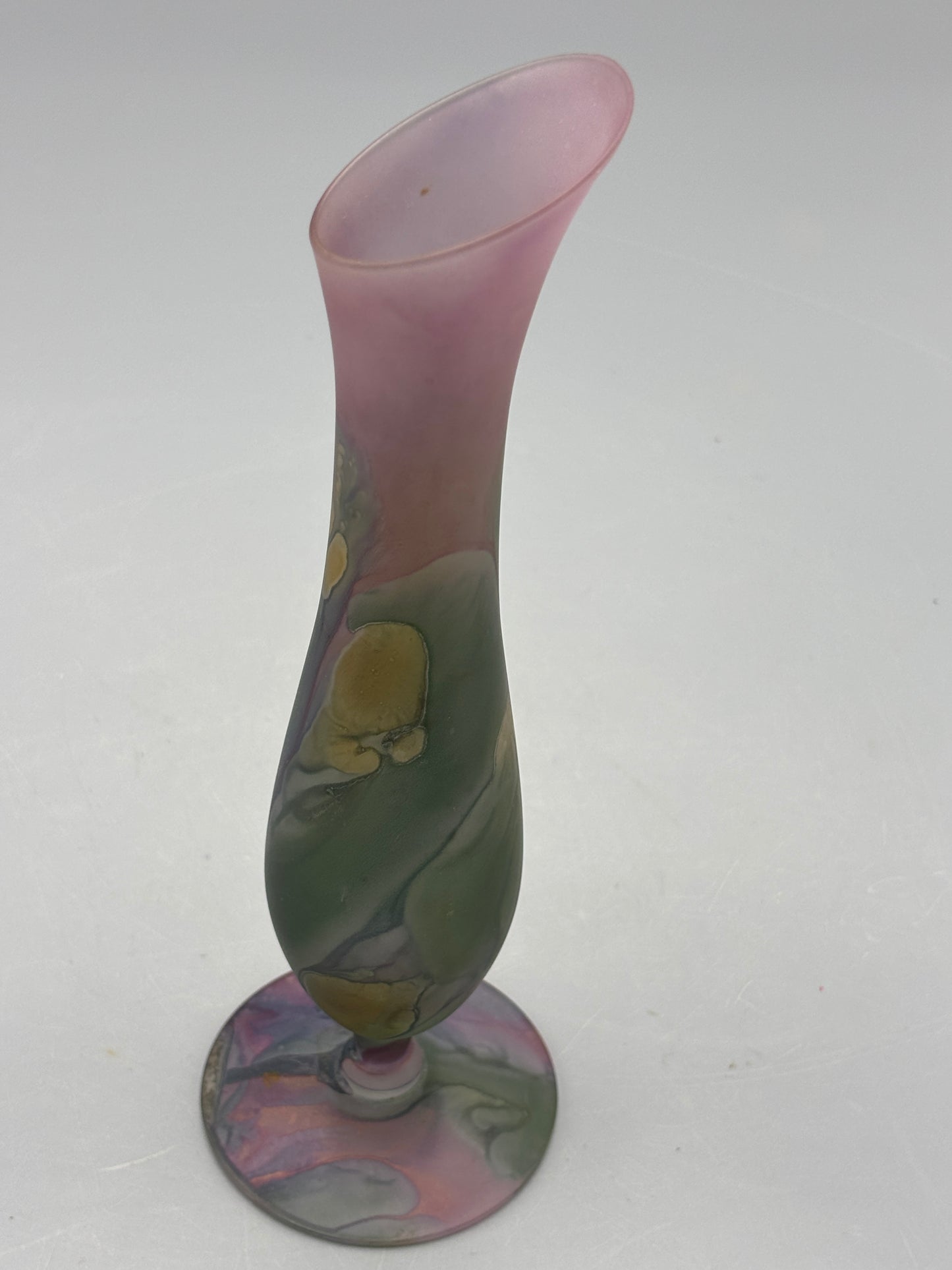 Vintage Nouveau Art Reuven hand painted vase