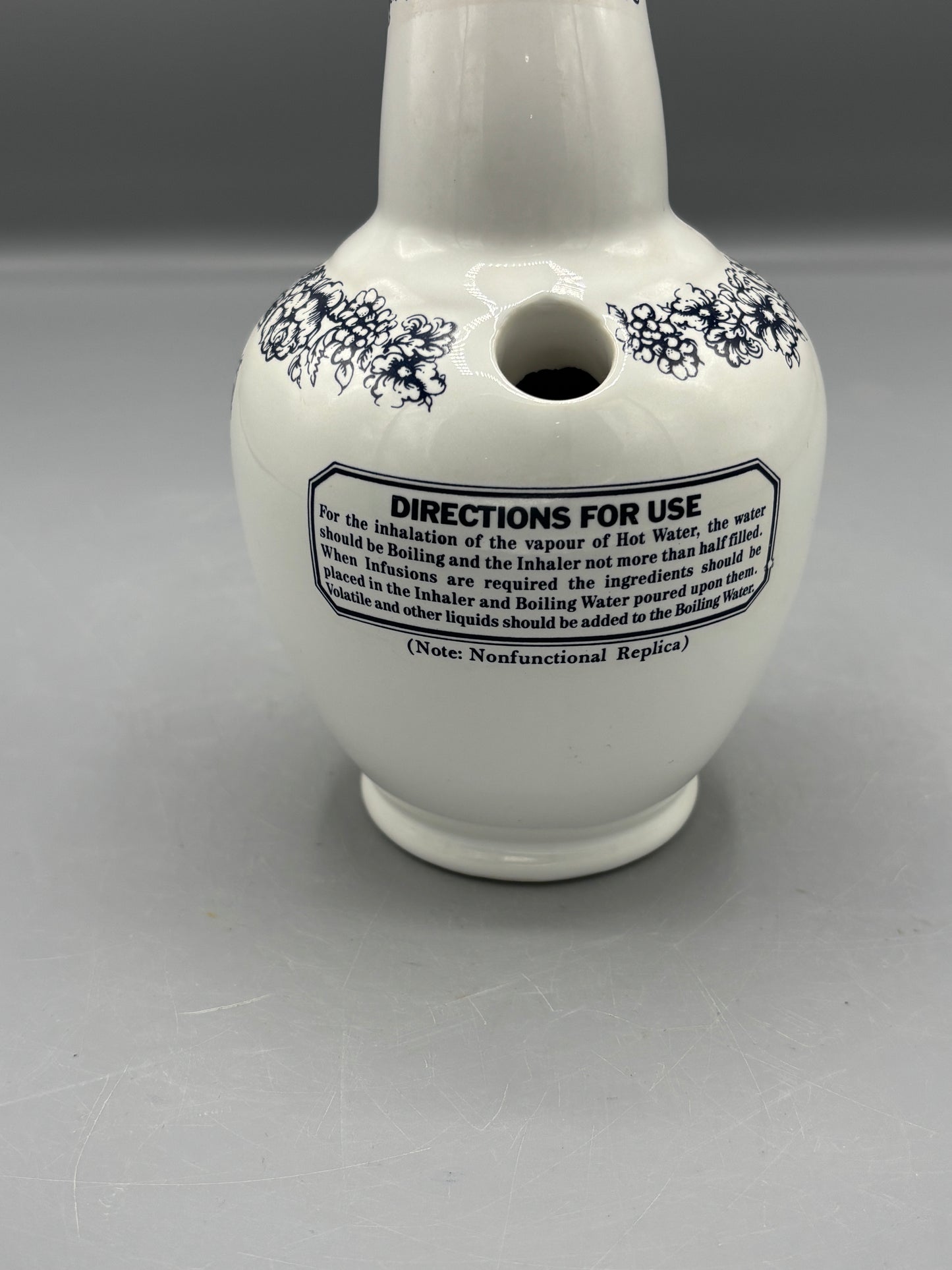 Vintage Replica of Maws Earthenware Inhaler replica