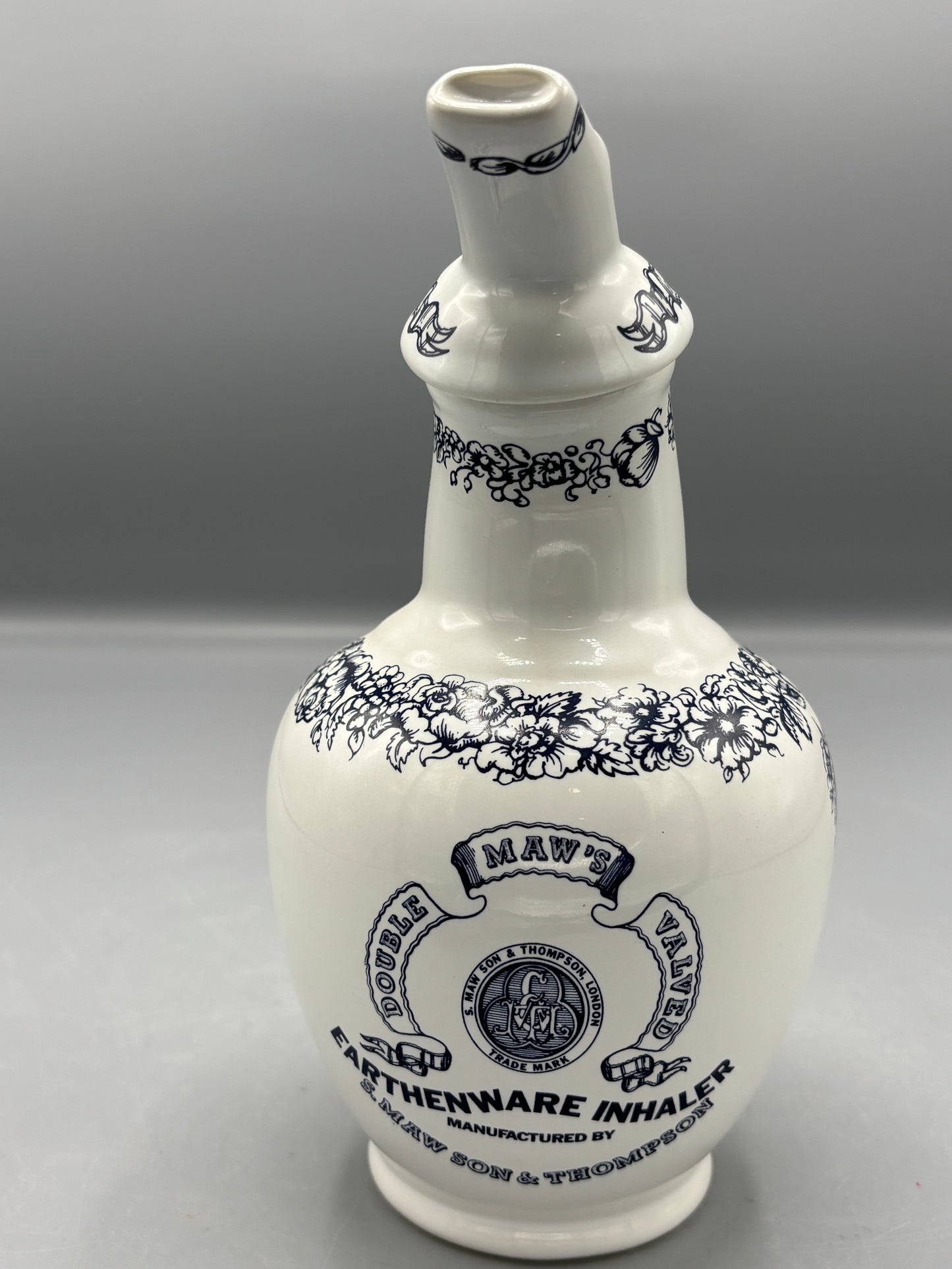 Vintage Replica of Maws Earthenware Inhaler replica