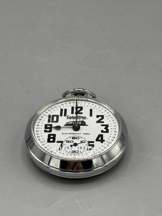 Vintage Satelite brand railroad style pocket watch