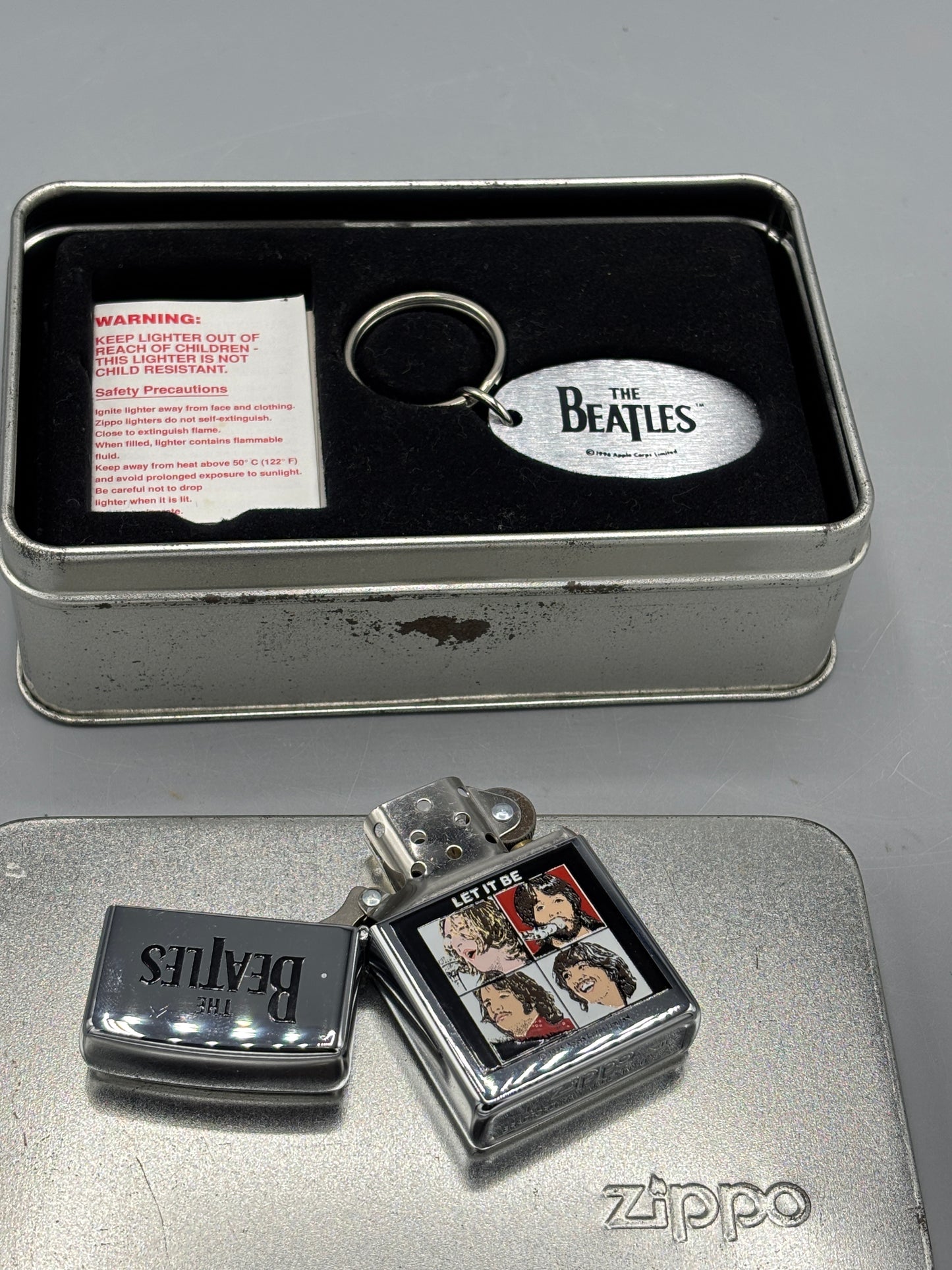 Vintage Zippo The Beatles Let it Go