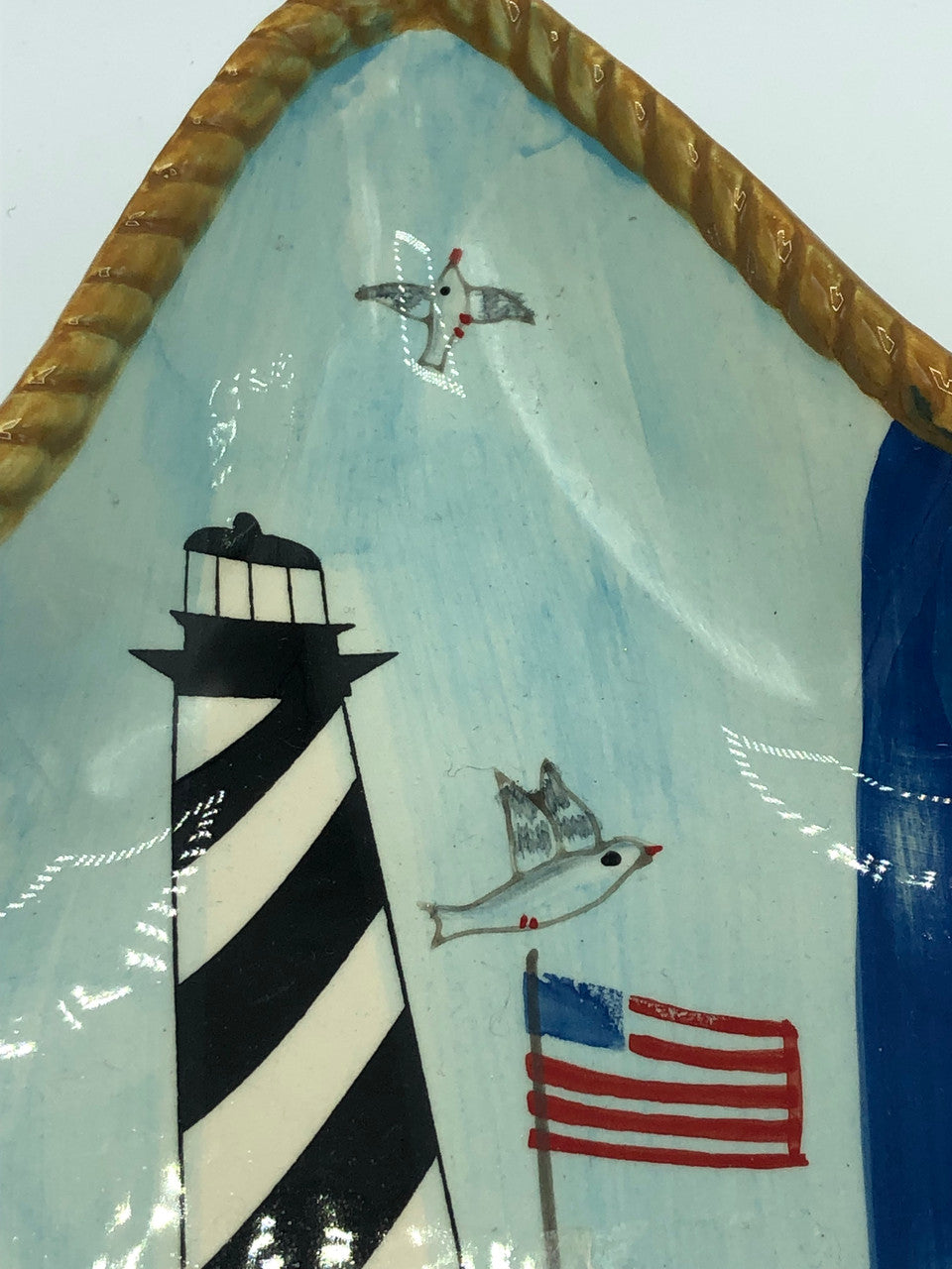 Star Plate with lighthouse