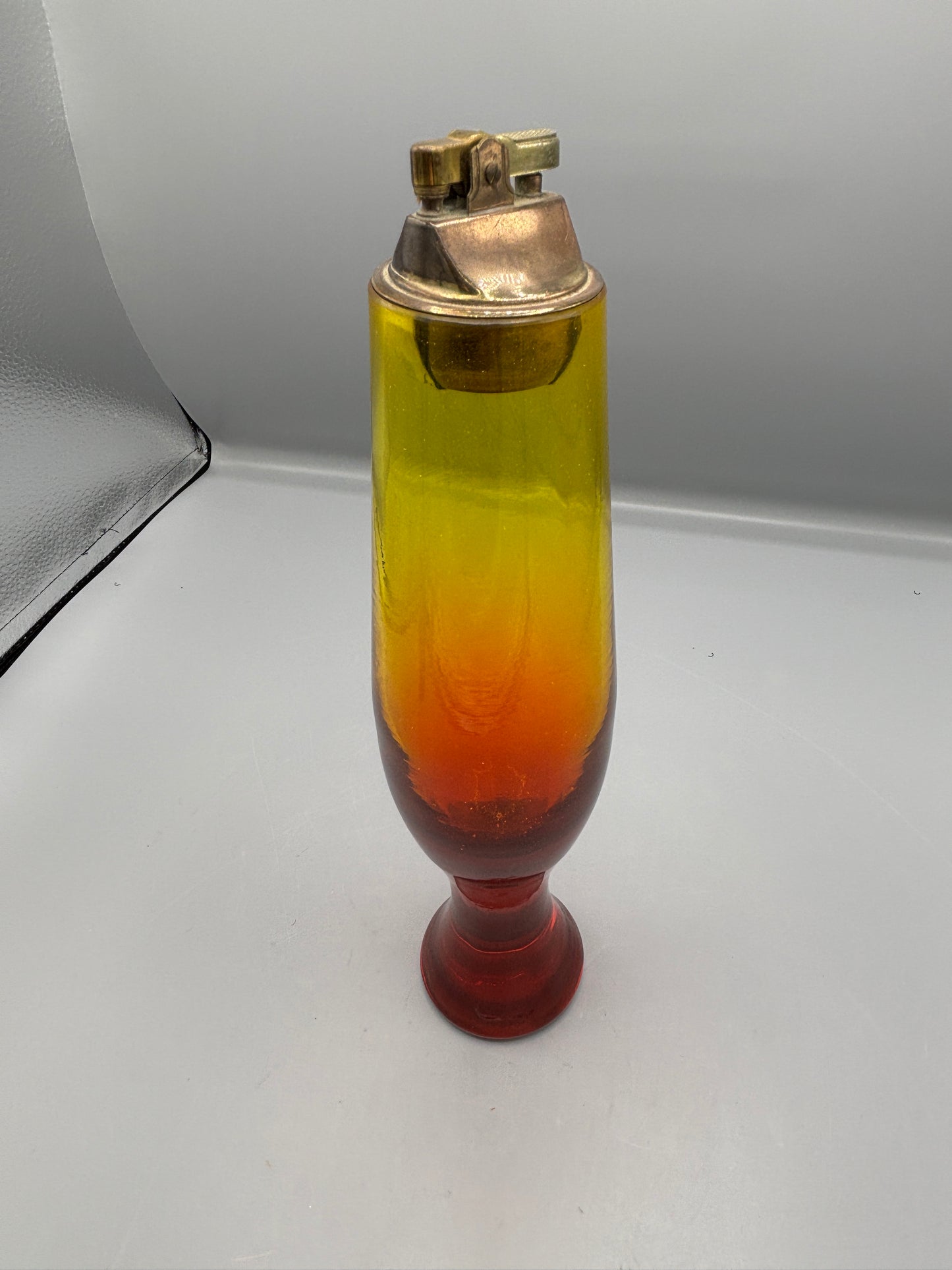 Vintage Blenko table lighter