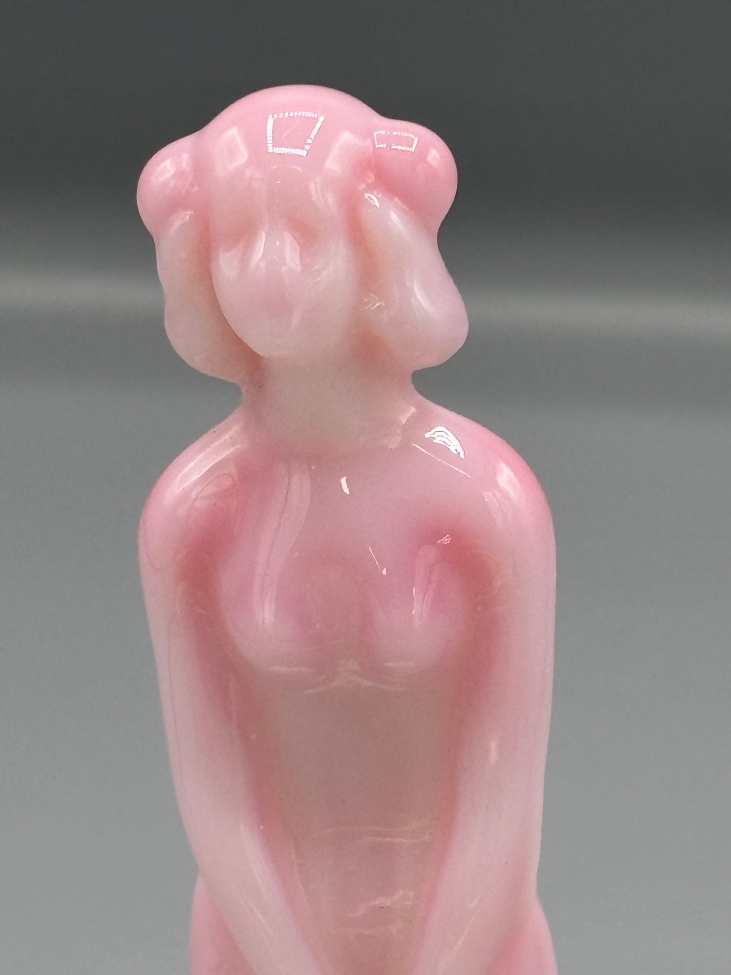Vintage Fenton Rosaline Iridized Nymph figure