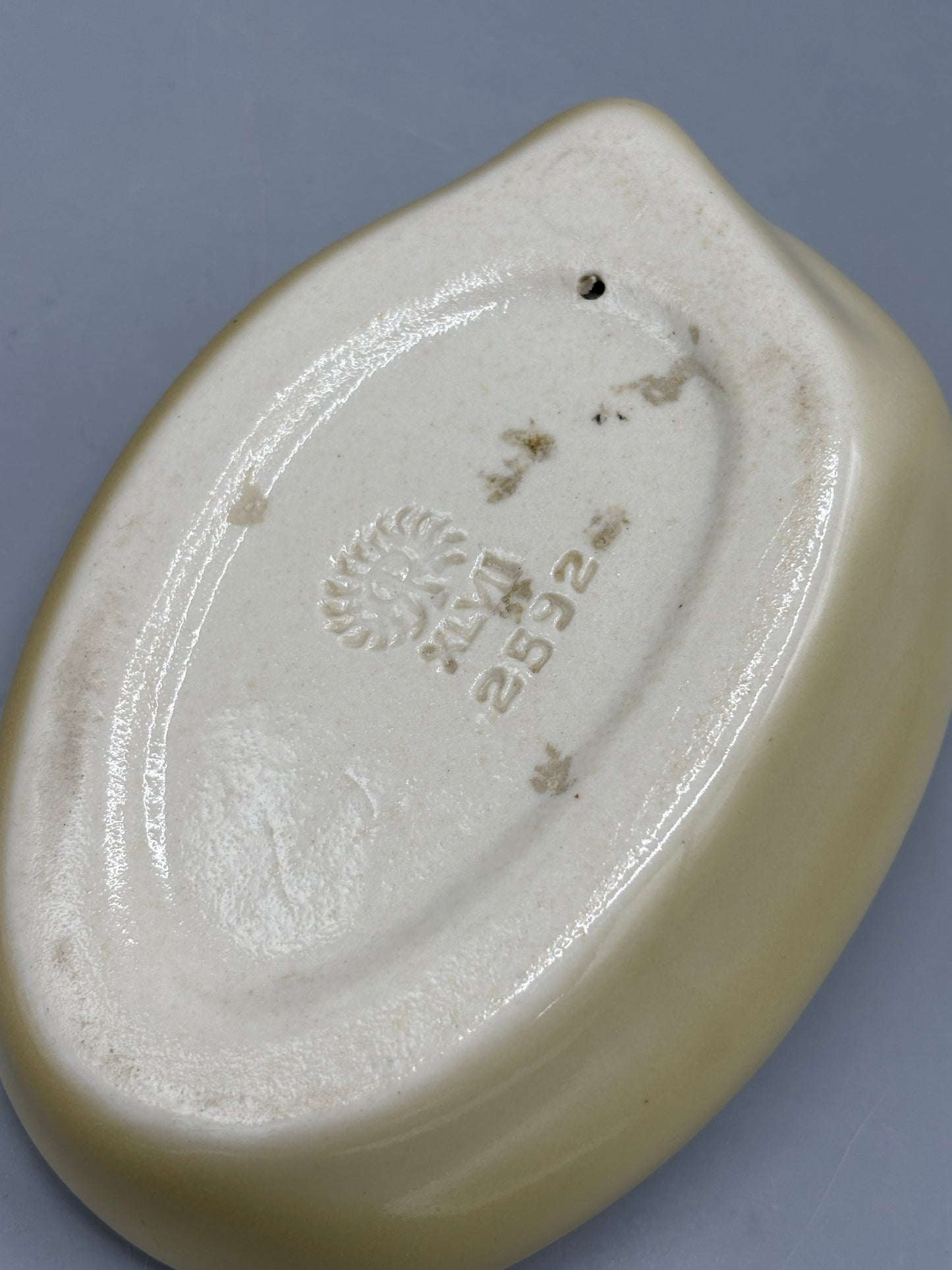 Vintage Rockwood pottery women figure nude tray