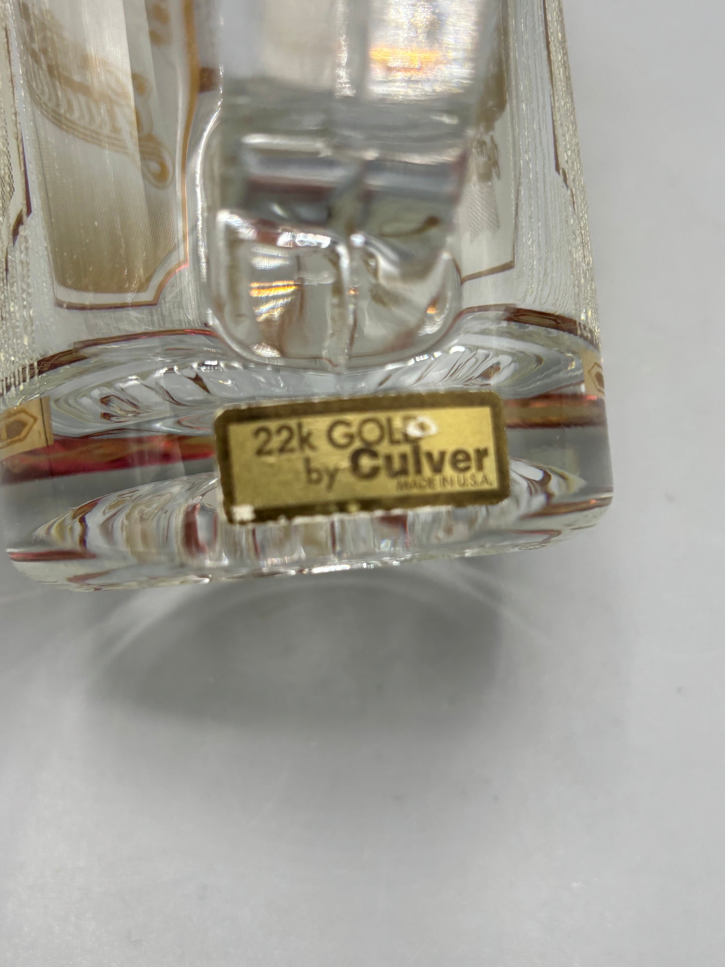 Vintage Culver frosted glass beer stein Greenland