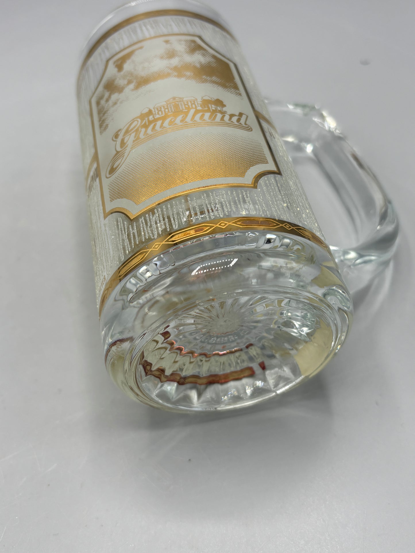 Vintage Culver frosted glass beer stein Greenland