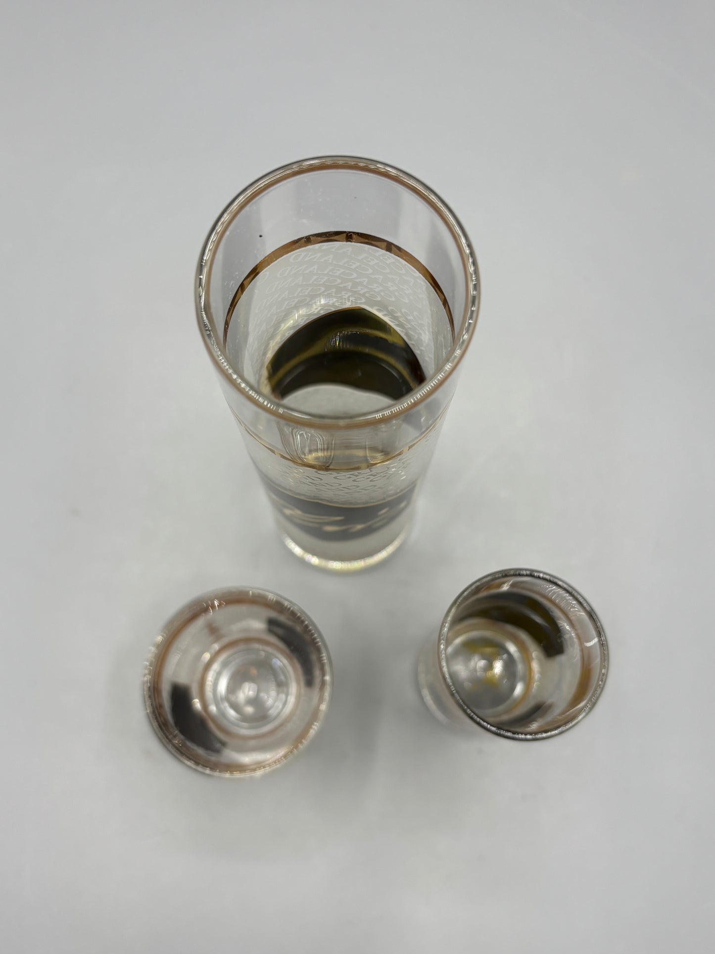 Set of 3 Elvis shot glasses