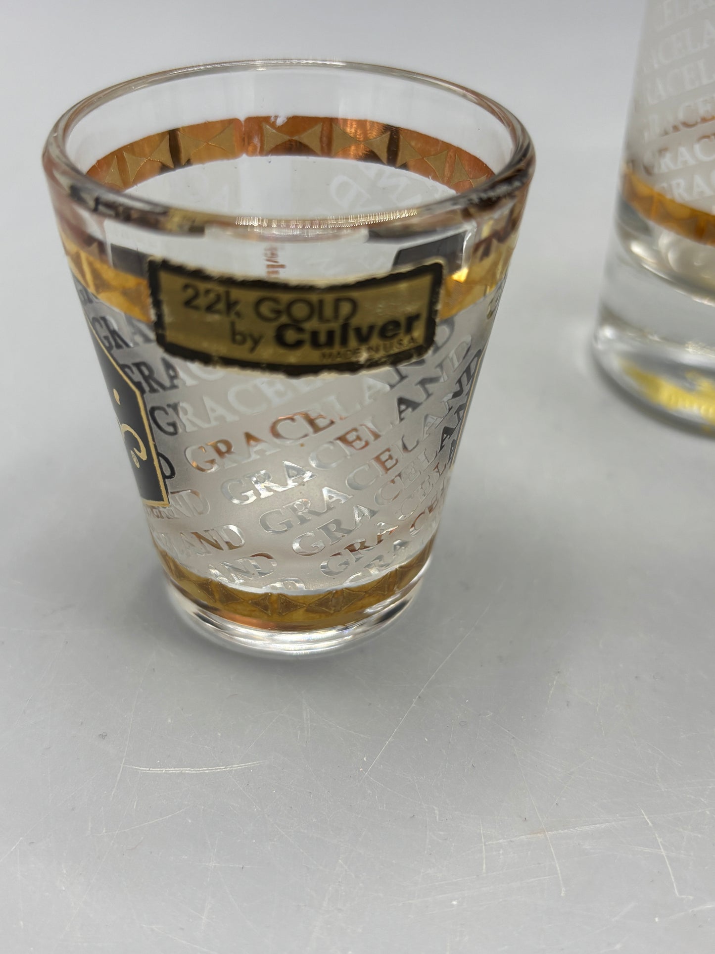 Set of 3 Elvis shot glasses
