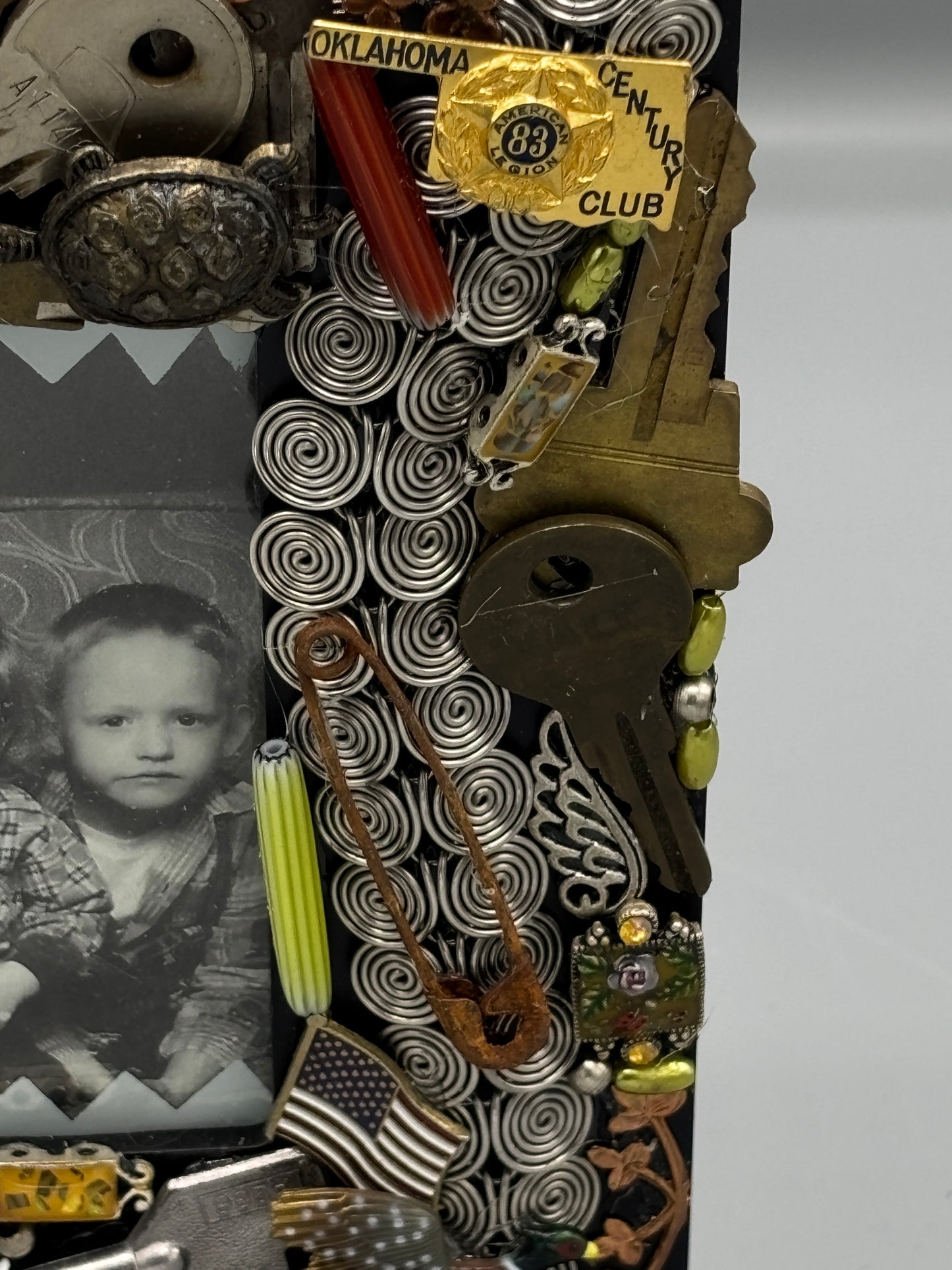 Bedazzled picture frame on stand