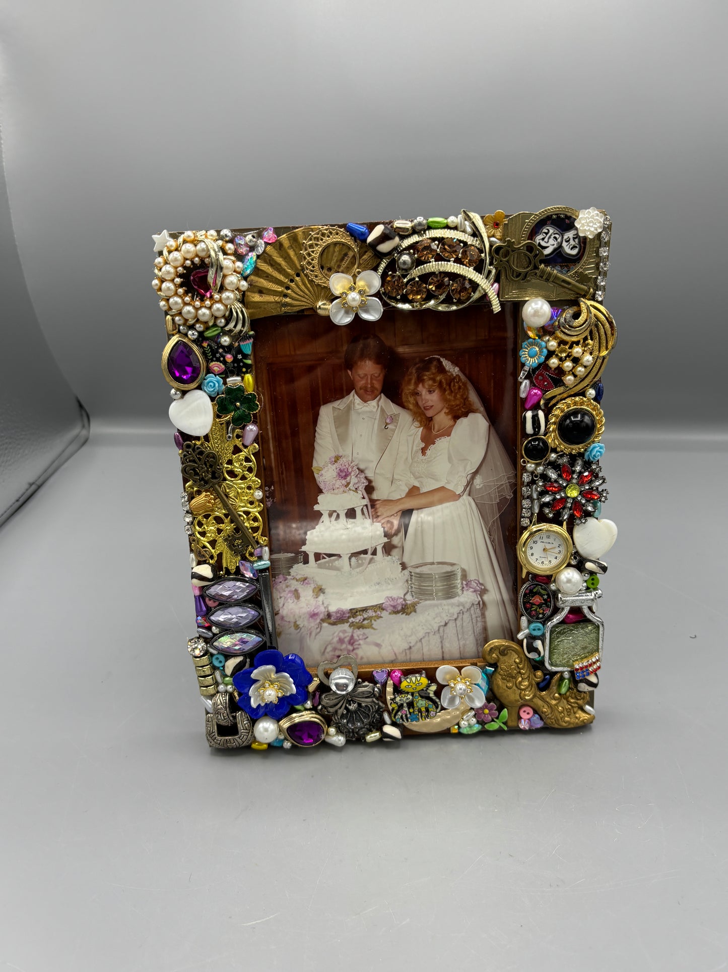 Bedazzled picture frame