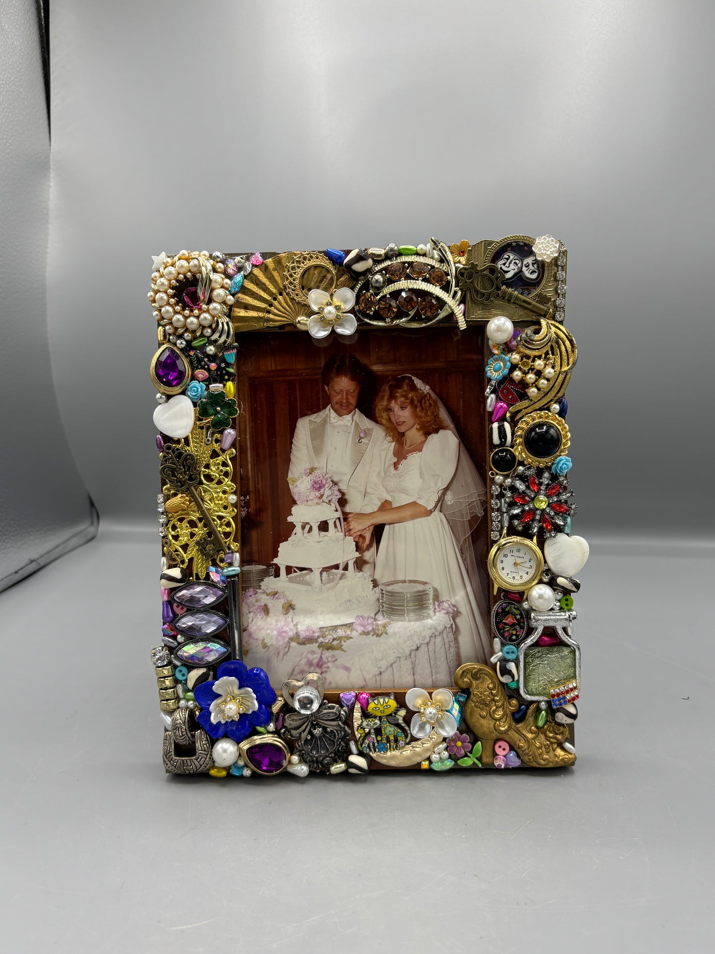 Bedazzled picture frame