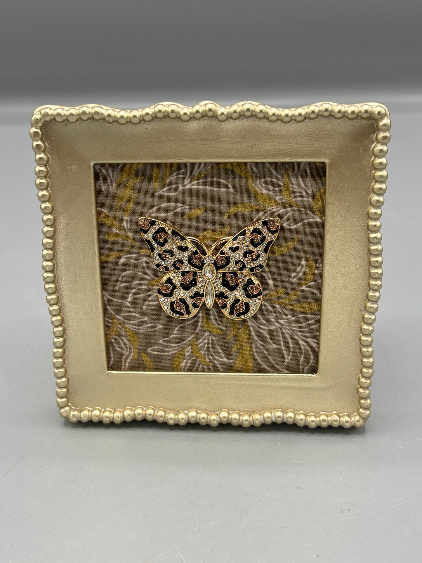 Gold Frame with butterfly