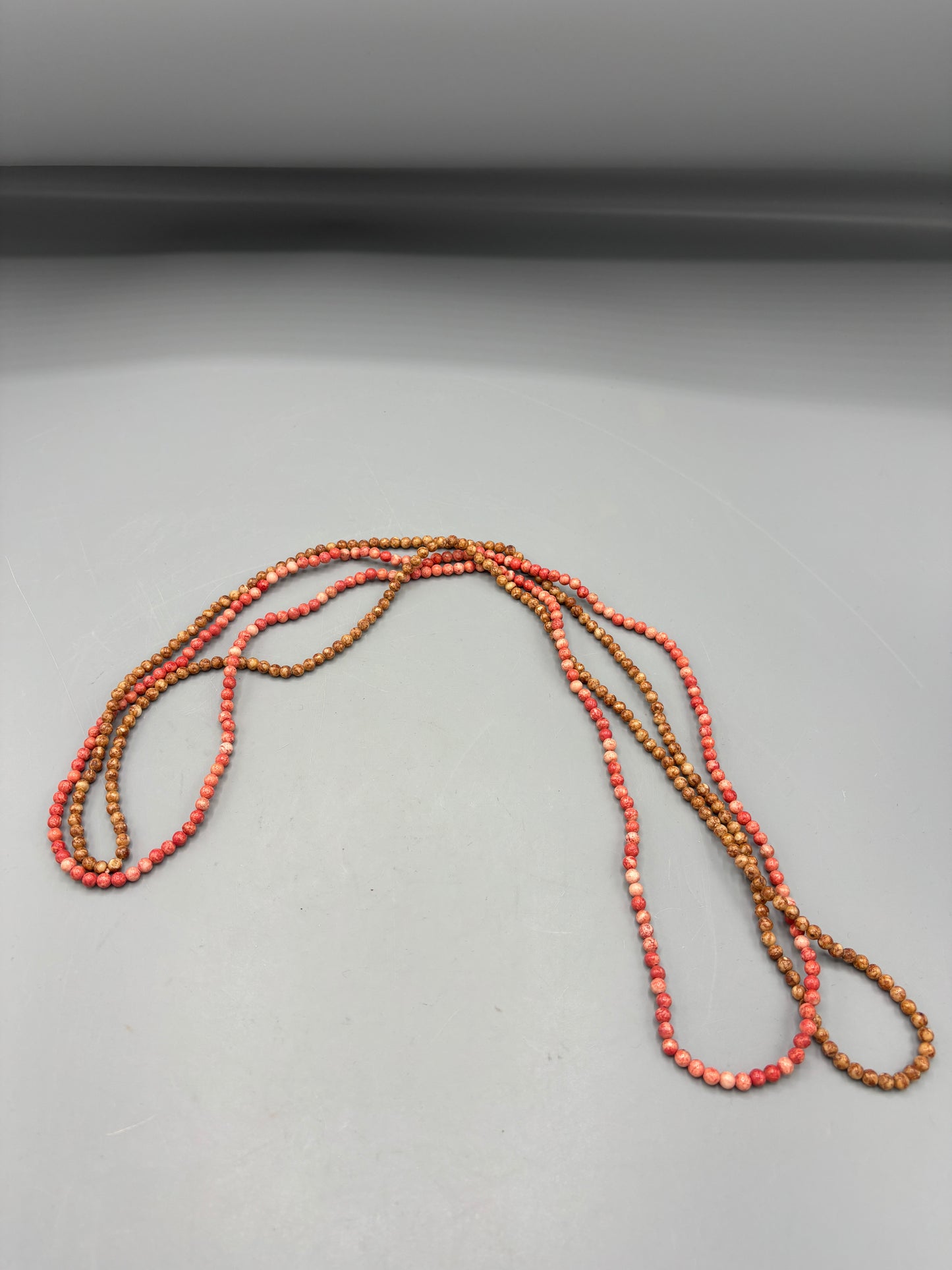 Rhodonite 2 strand necklace