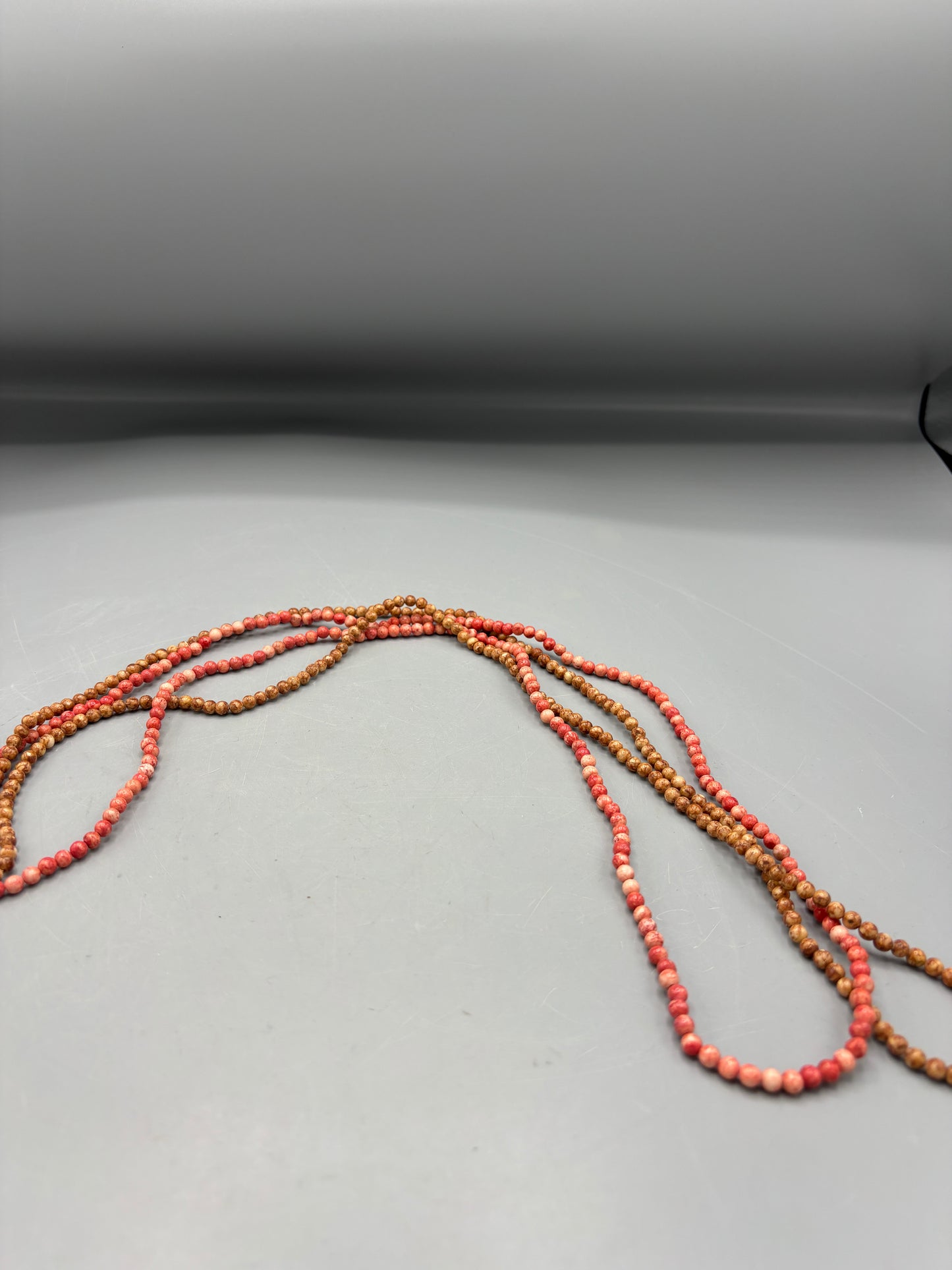 Rhodonite 2 strand necklace