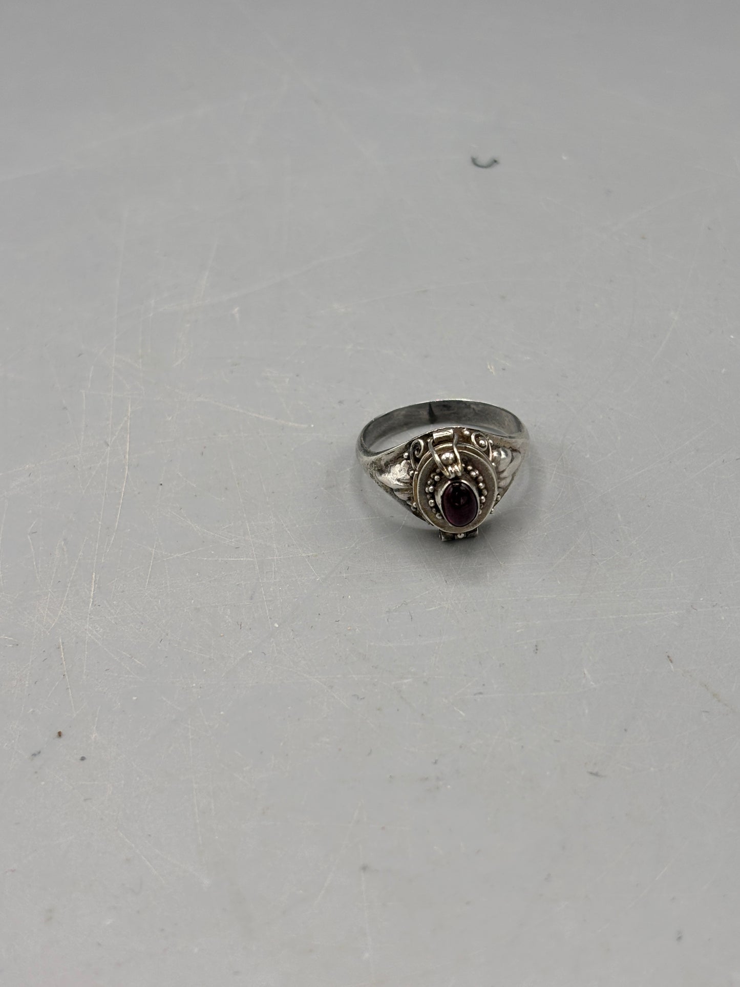 Sterling Poison Ring