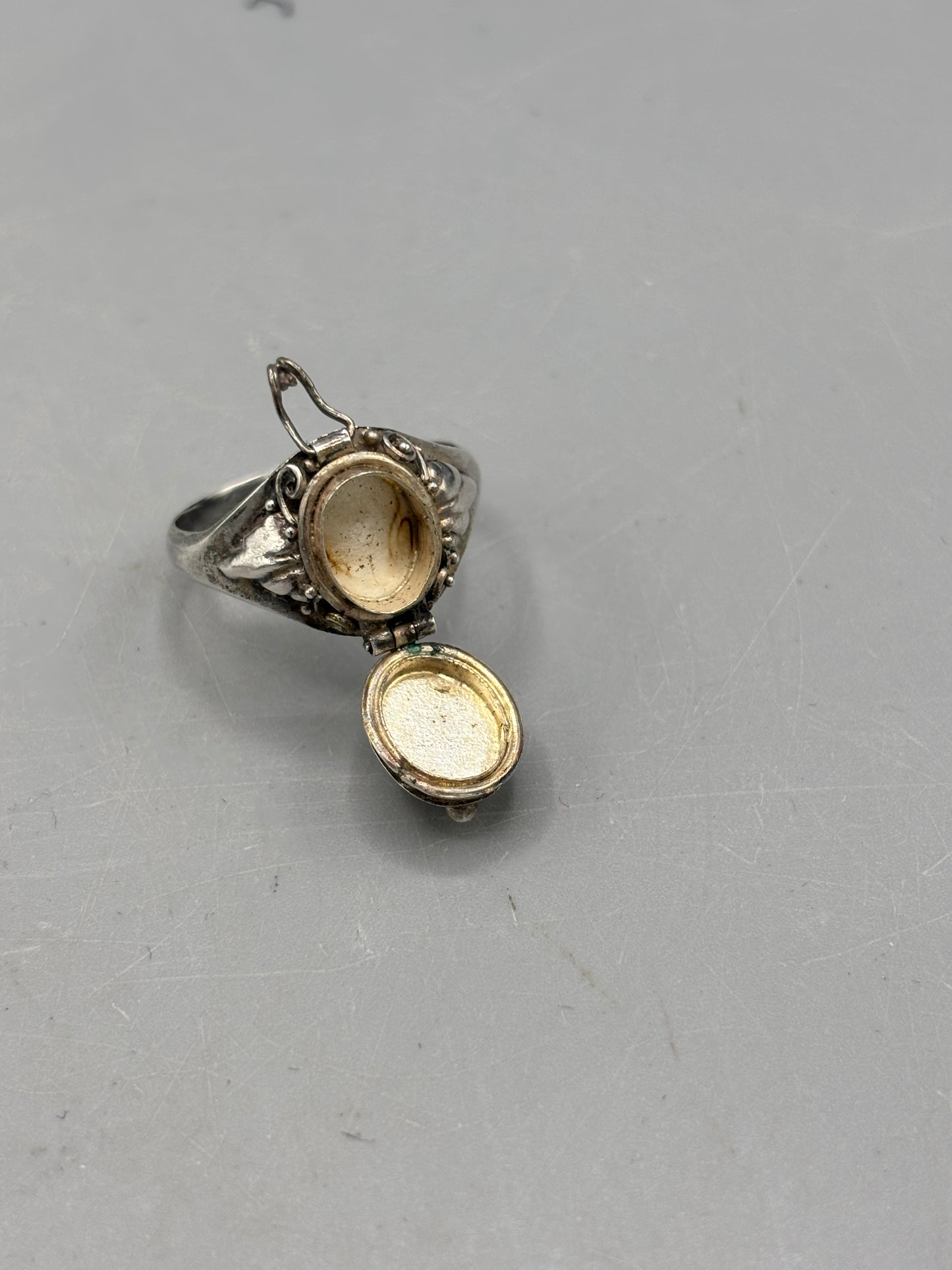 Sterling Poison Ring