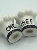 Chef Hat salt & pepper shakers